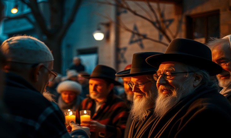 A group of Jewish people.