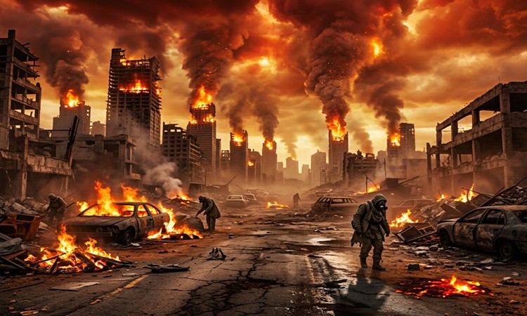 An image of the end times.
